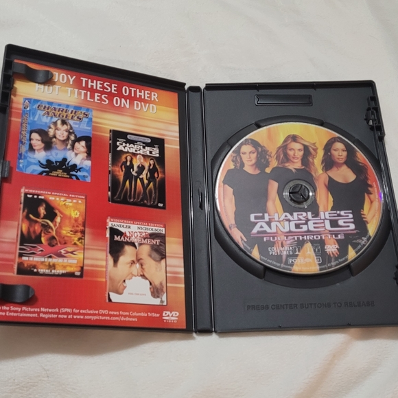 📀 3 for $10 📀 DVD Charlie's Angels Full Throttle (2003) • EUC - Picture 4 of 5